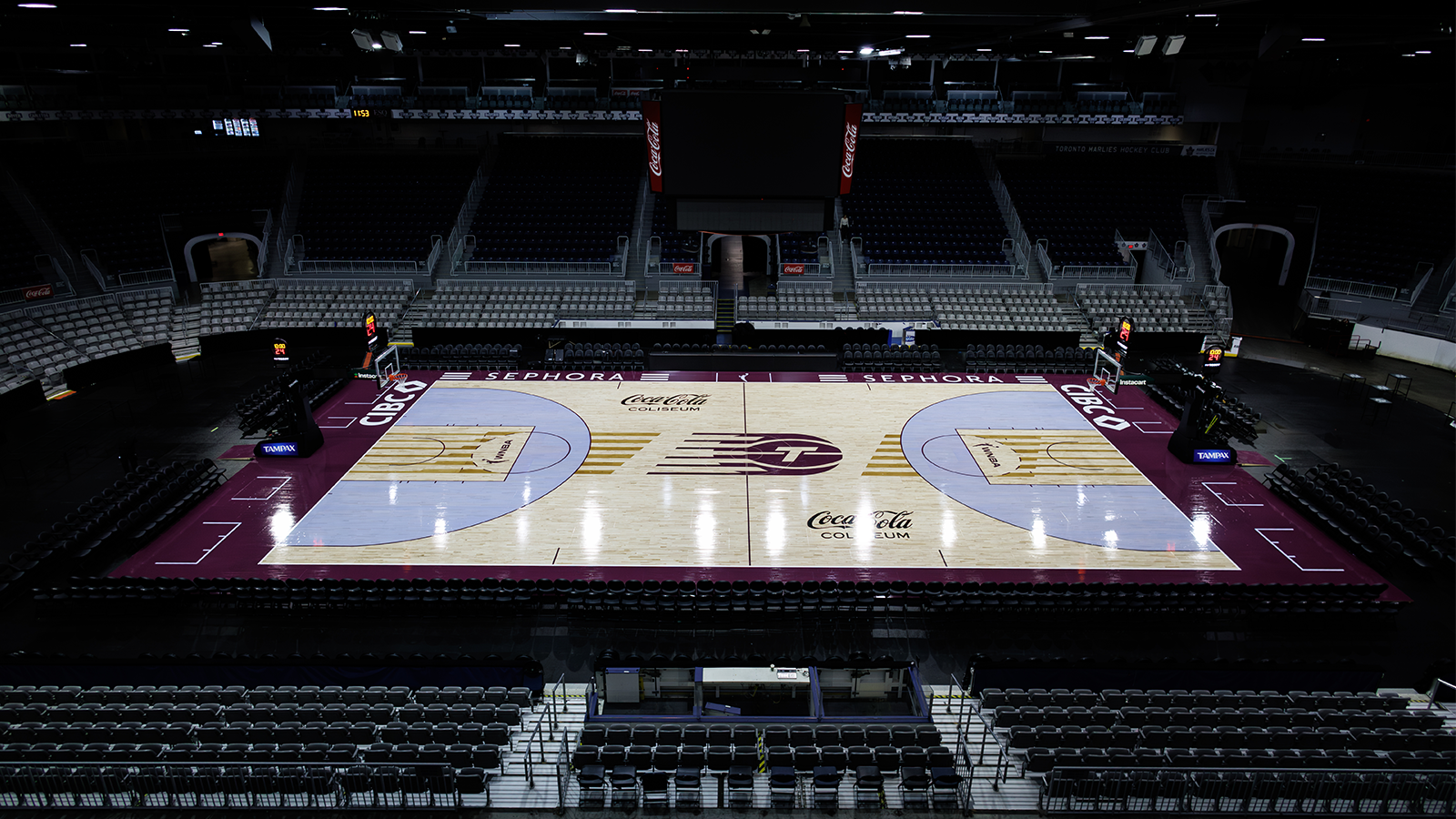Toronto Tempo Unveil Inaugural Court Design at Coca-Cola Coliseum